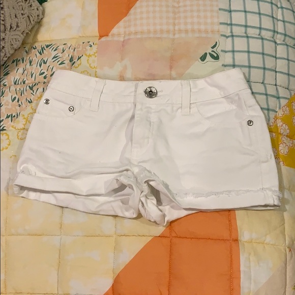 Justice Pants - Justice white denim shorts Justice Pants - Justice white denim shorts